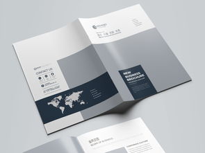 簡約大氣藍色科技公司軟件開發(fā)宣傳冊模板設(shè)計指南與素材獲取